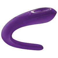 Satisfyer Double Classic Partner Vibrator-Purple Item #SA200