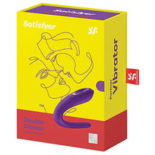 Load image into Gallery viewer, Satisfyer Double Classic Partner Vibrator-Purple Item #SA200
