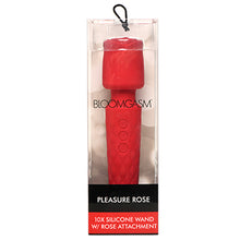 Load image into Gallery viewer, Bloomgasm Pleasure Rose 10x Silicone Wand with Rose Attachment
